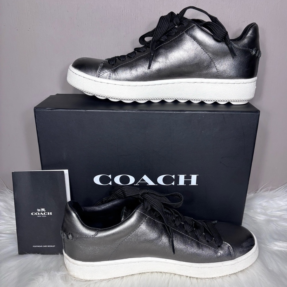 COACH Metallic Tea Rose Sneakers - Picture 3 of 11